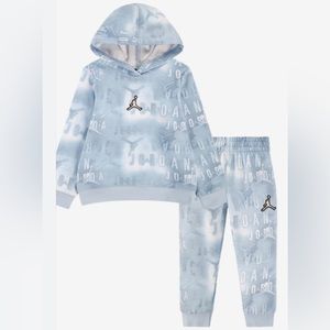 Jordan Essentials AOP Fleece Pullover Set Toddler